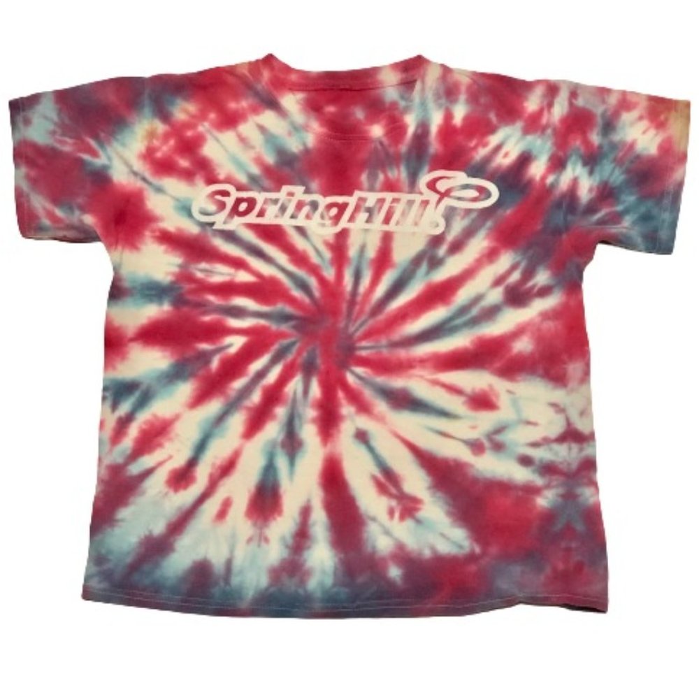 3/$15 FRUIT OF THE LOOM Lofteez HD Tie Dye T-Shirt Tee Youth Large (10-12)